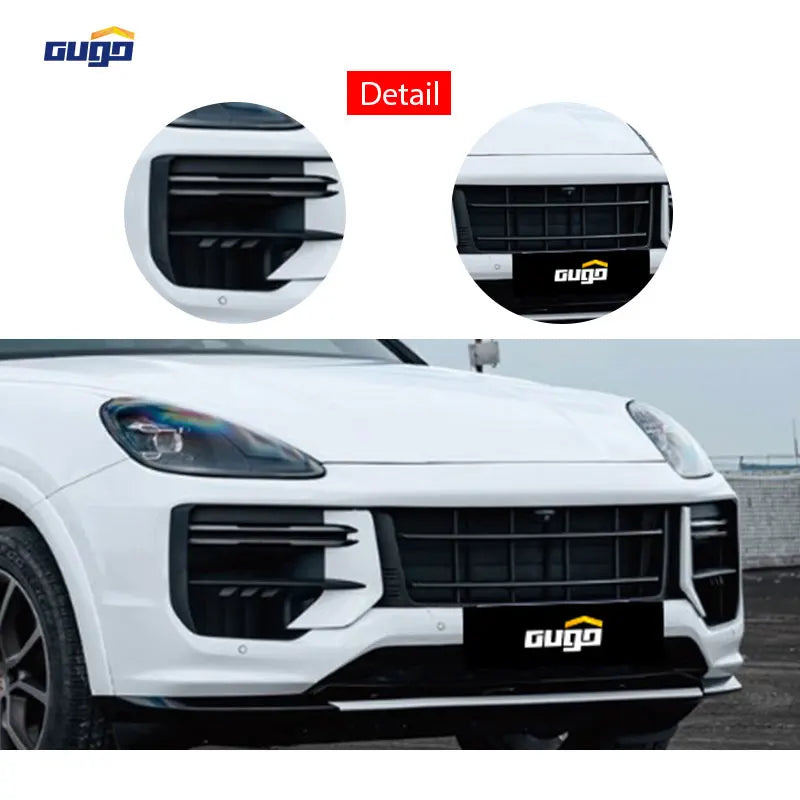 GUGO Easy-to-install Body Kit Suitable for 2018-2023 Porsche Cayenne 9Y0.1 Upgrading to 9Y0.2 Turbo GT Body Kit Perfect Fit